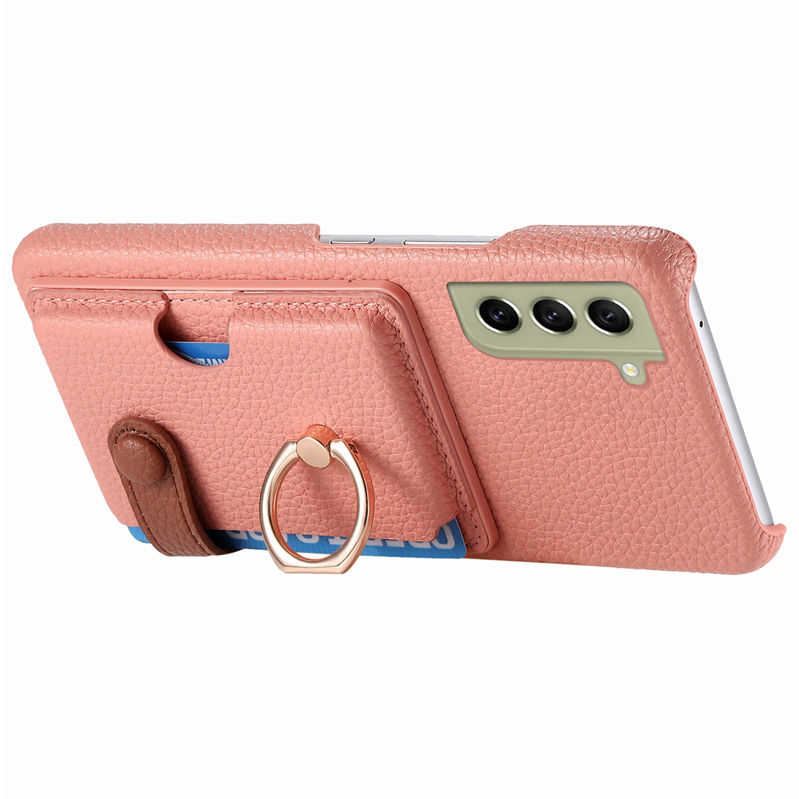 Y2 For Samsung Galaxy S21 FE 5G Cell Phone Case Rotation Ring Kickstand Leather+PC+TPU Cover Y2 For Samsung Galaxy S21 FE 5G Cell Phone Case Rotation Ring Kickstand Leather+PC+TPU Cover